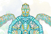 Ethnic Collection: Turtle, an Animal Illustration by ArtoJoy (Thumbnail 2 of 5)