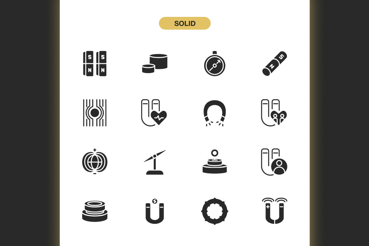 Magnetic Icons, an Icon by Spacepixel Creative