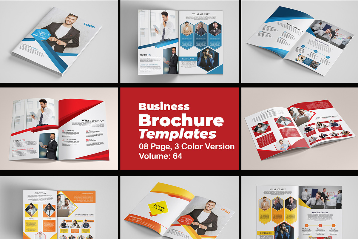 Business Brochure template, a Brochure Template by MRI STUDIO (Photo 1 of 10)