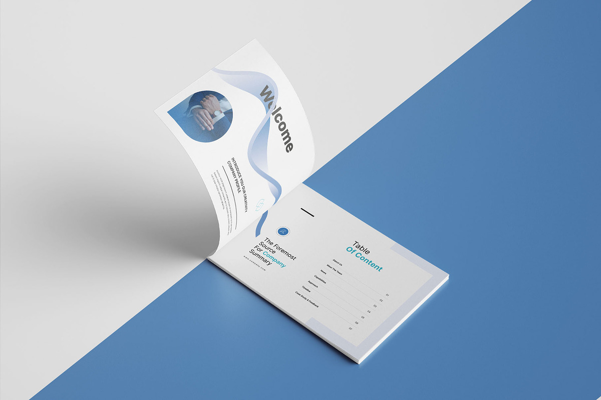 Corporate Company Profile, a Brochure Template by KreateTribe (Photo 2 of 10)