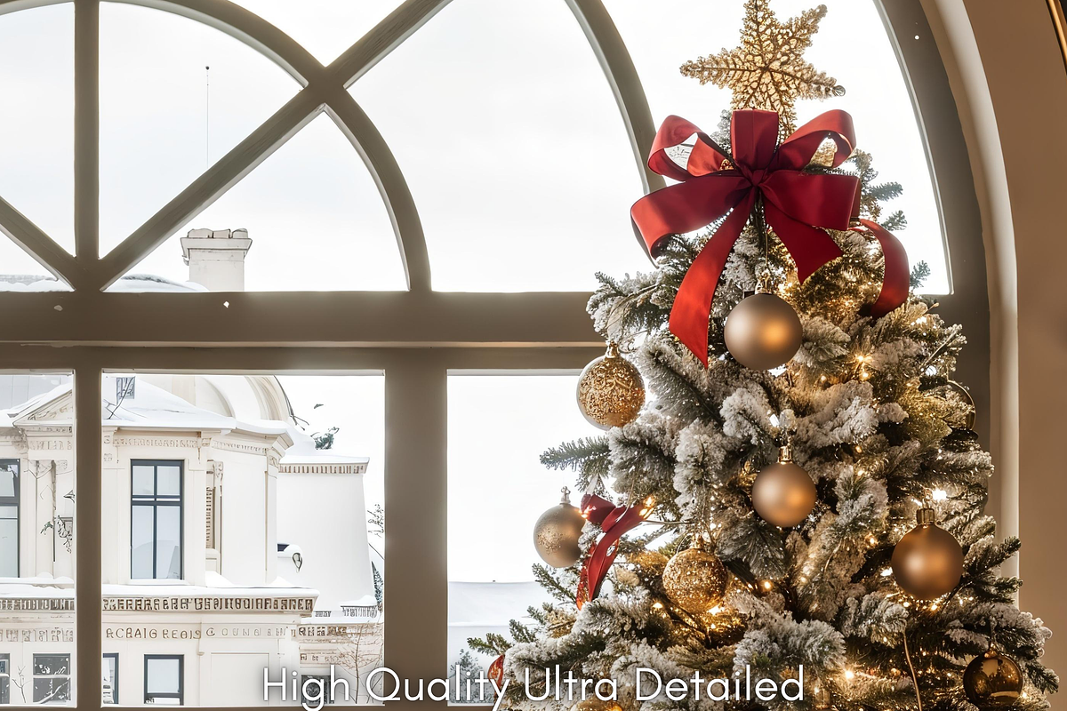 Christmas Arch Window Bundle, a Background Photo by Winwin Design Art (Photo 4 of 6)