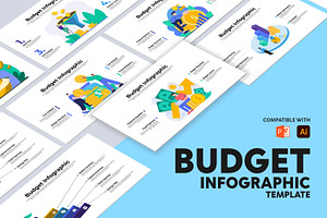 Budget Infographic, a Presentation Template by Mighty-Slide