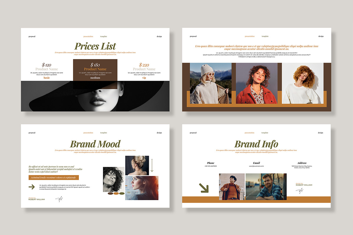 Brand Proposal Presentation Template, a Presentation Template by MightyDesign (Photo 5 of 8)