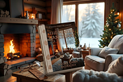 Cozy Christmas Cabin | Stock Photo, a Holiday Photo by Aura Canyon HQ (Thumbnail 5 of 6)