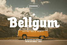 SS Bellgum - Retro Bold Serif