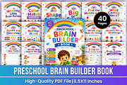 Preschool Brain Builder Book | Logic, a Stationery Template by Mustafiz (Thumbnail 1 of 4)