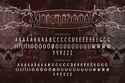 Daksine, a Blackletter Font by Burntilldead (Thumbnail 9 of 10)