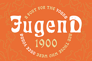Jugend 1900 | A heritage font, a Serif Font by Jeffry Macpherson Visuals (Thumbnail 6 of 6)