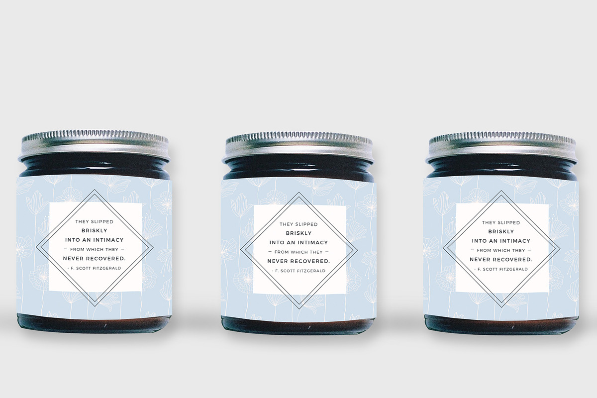 Love Quote Candle Label Template, a Stationery Template by Marham Labeling Co (Photo 3 of 3)