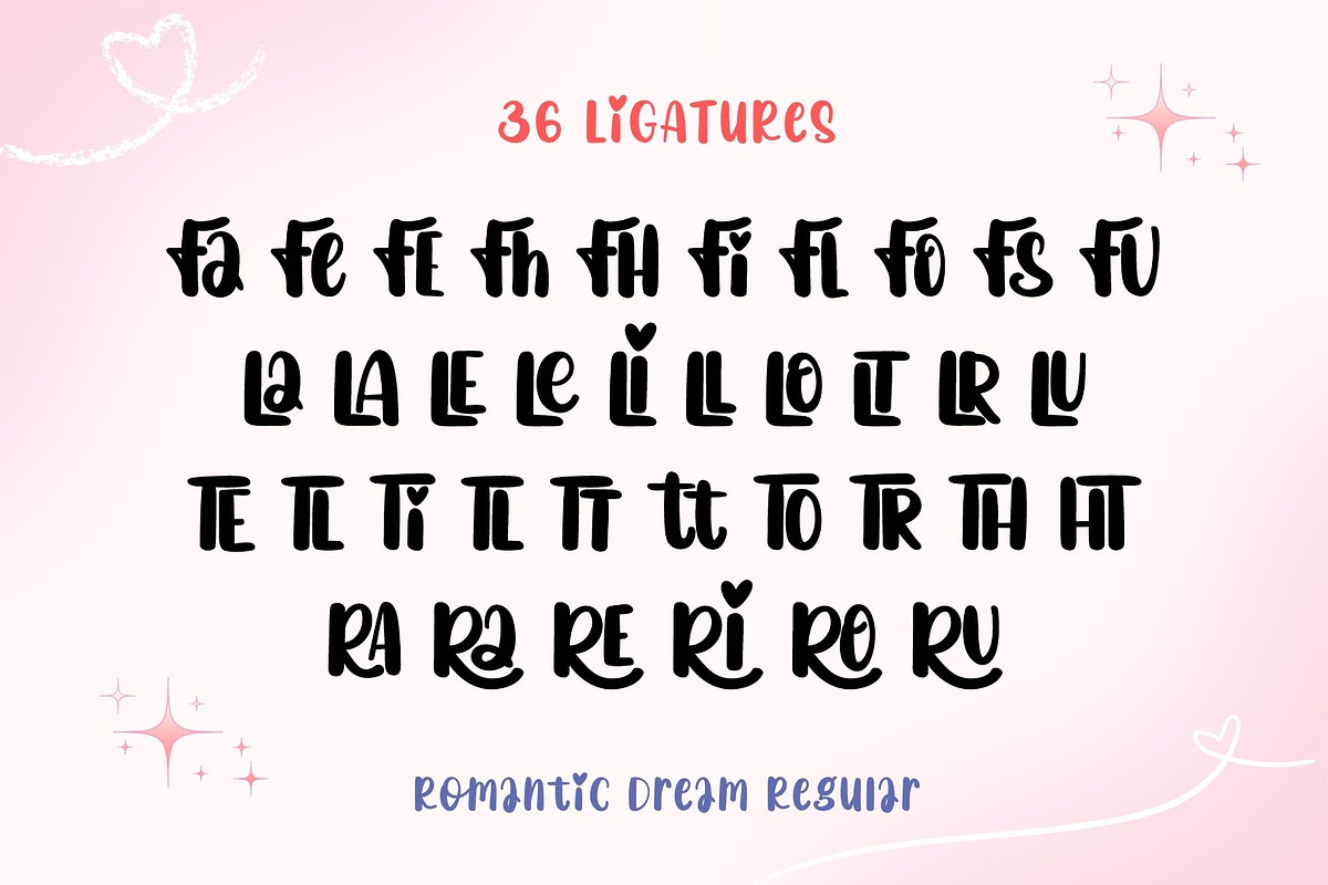 Romantic Dream, a Handwritten Font by AnningArts (Photo 7 of 7)