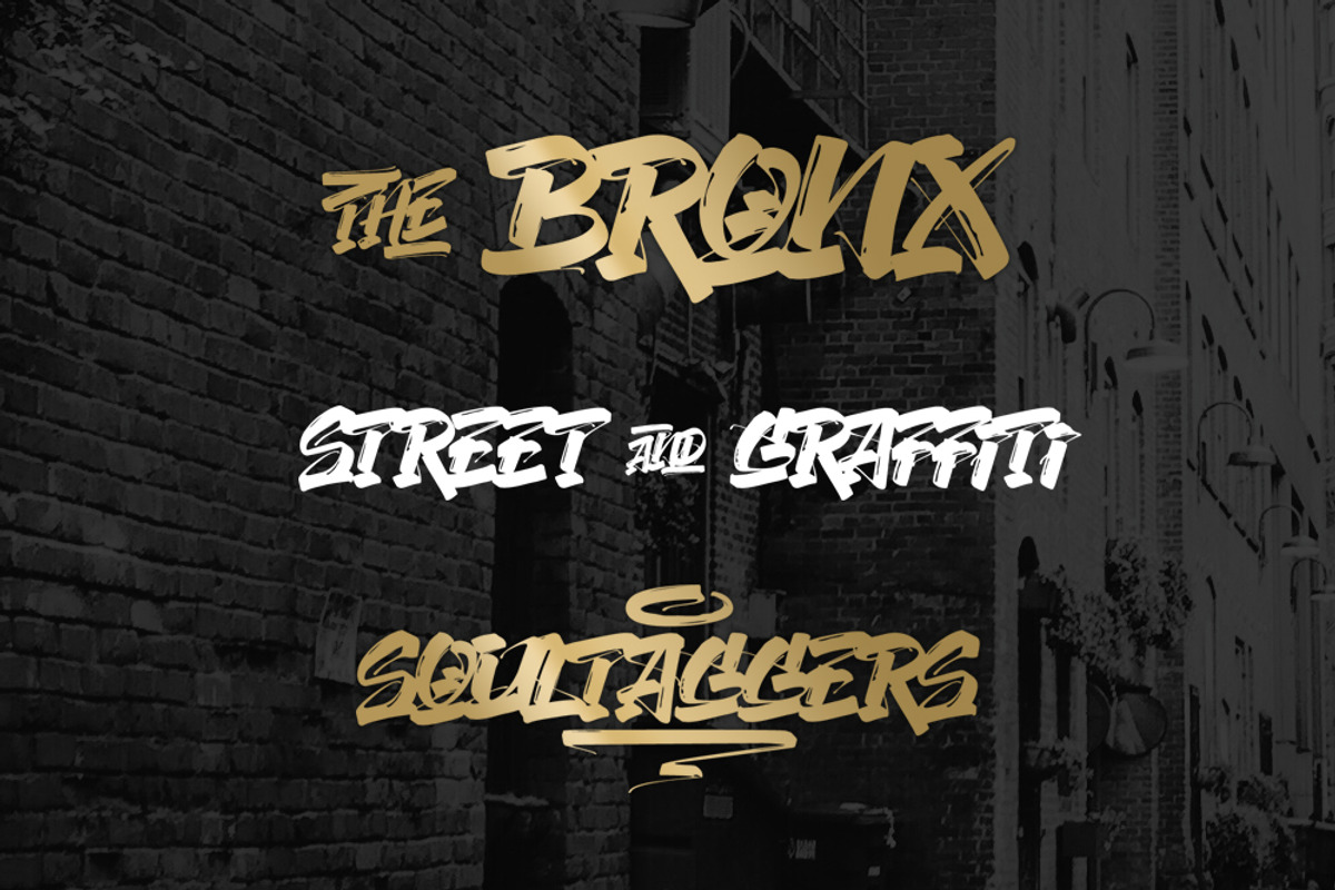 The Concrete Graffiti Font, a Handwritten Font by AaType. (Photo 6 of 7)