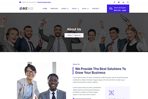 Business Consult Elementor Template