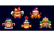 Christmas level up rank, badges, a Seasonal Illustration by Seavector Studio (Thumbnail 3 of 3)