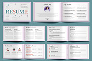 Resume Booklet Template, a Resume Template by MightyDesign (Thumbnail 1 of 6)