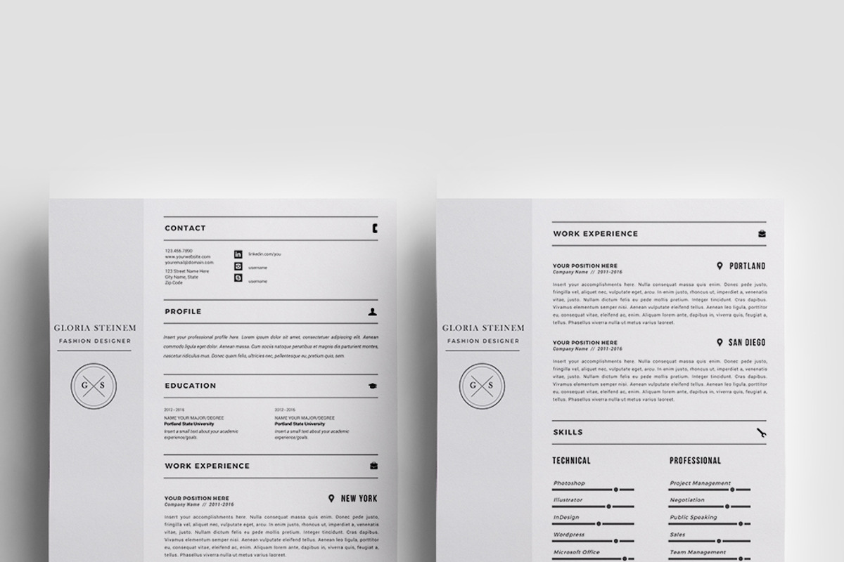 Resume Template / CV Template, a Resume Template by Resume21 (Photo 2 of 5)