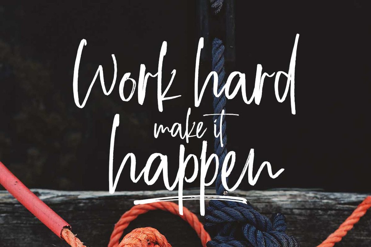 Trendiest, a Script Font by Lucky Type (Photo 10 of 12)