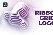 Ribbon Grid Logo for DaVinci Resolve, a Templates & Theme by iamkoltunov (Thumbnail 1 of 2)