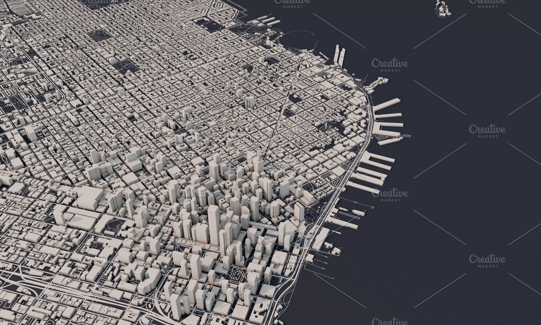 San francisco city map 3d rendering stock photo containing san francisco and, an Architecture Photo by ink drop