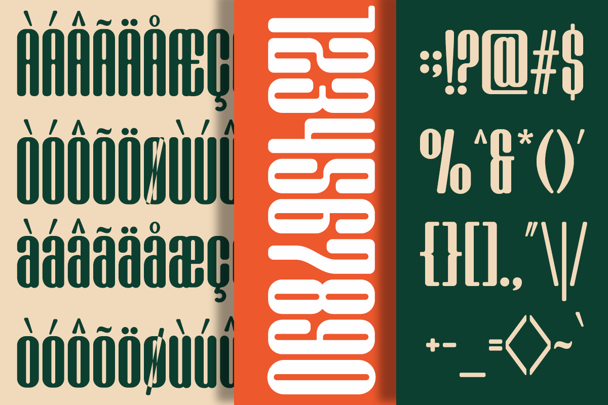 Condensed Round Font - Sencor, a Sans Serif Font by Font Liner (Photo 10 of 10)