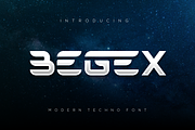 Begex Techno Font, a Sans Serif Font by Onotype (Thumbnail 1 of 3)
