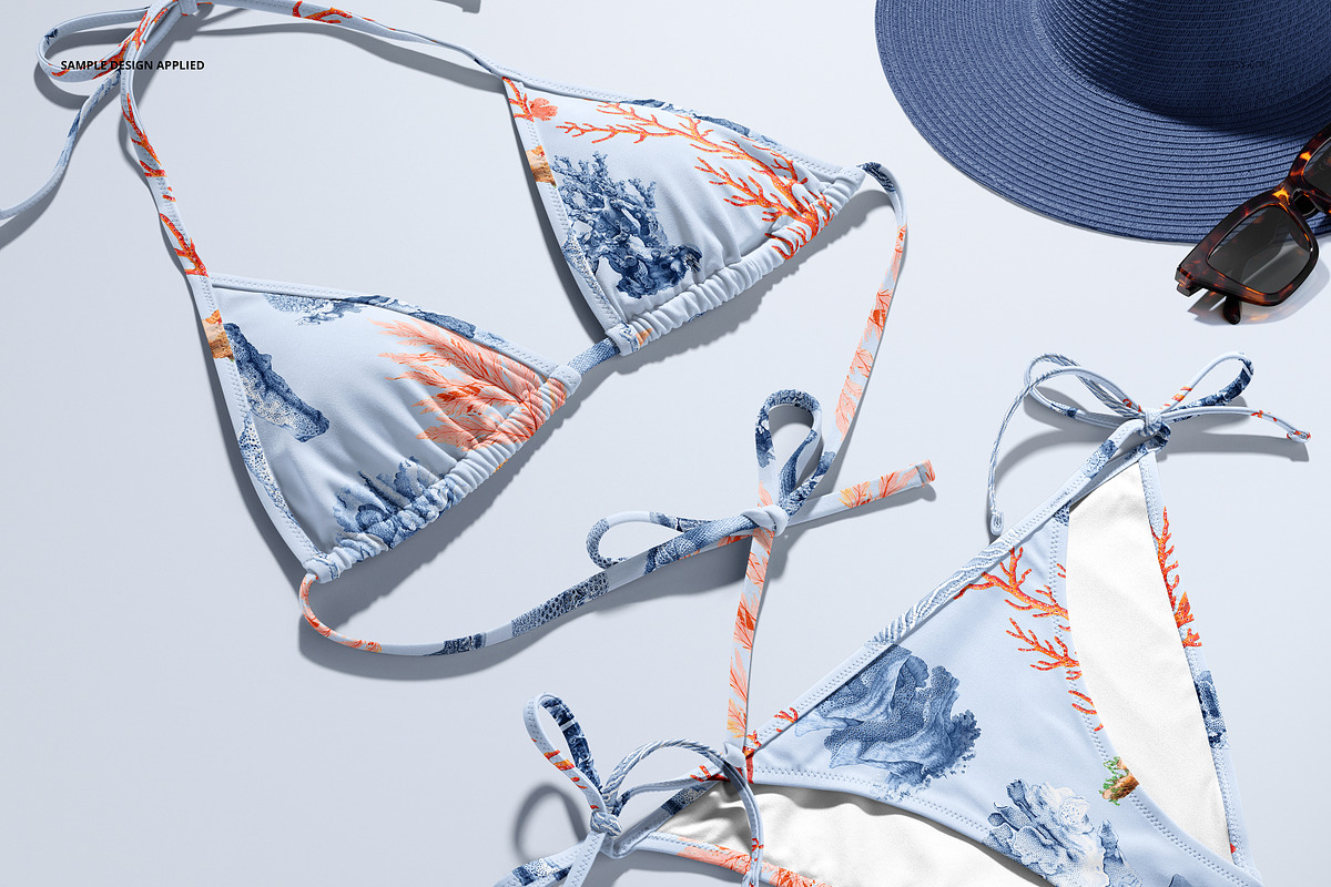 Bikini Mockup Set, an Apparel Mockup by creatsy5 (Photo 4 of 16)