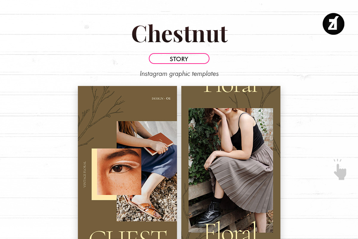 Chestnut social media template, a Social Media Template by Chanut is industries (Photo 7 of 8)