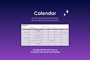 Subscription Tracker - Google Sheets, an App Template by Ardent Workshop (Thumbnail 3 of 4)