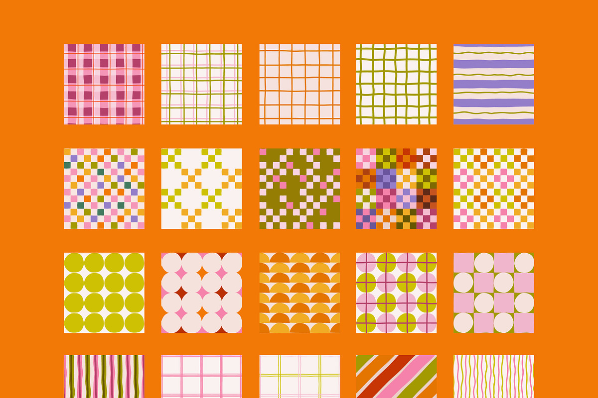 Quirky Lines Seamless Patterns, a Pattern Graphic by AnnArt (Photo 8 of 9)