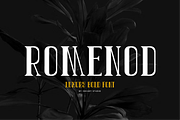 Romenod - Luxury Bold Font, a Serif Font by Iqsiart Studio (Thumbnail 1 of 6)