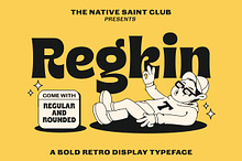 TNSC Regkin - Display Typeface