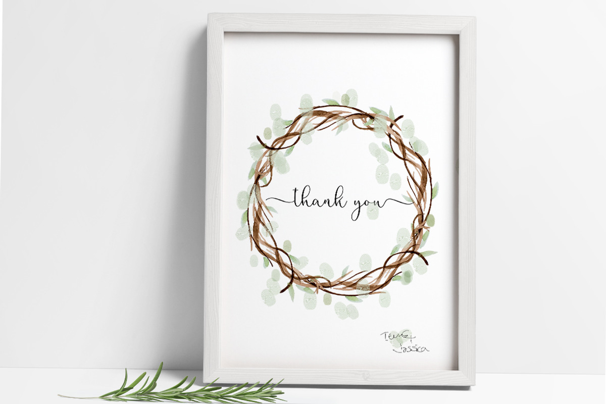 Round Watercolor Organic Wreath, an Illustration by DailyMiracleDigitals,LLC (Photo 2 of 6)