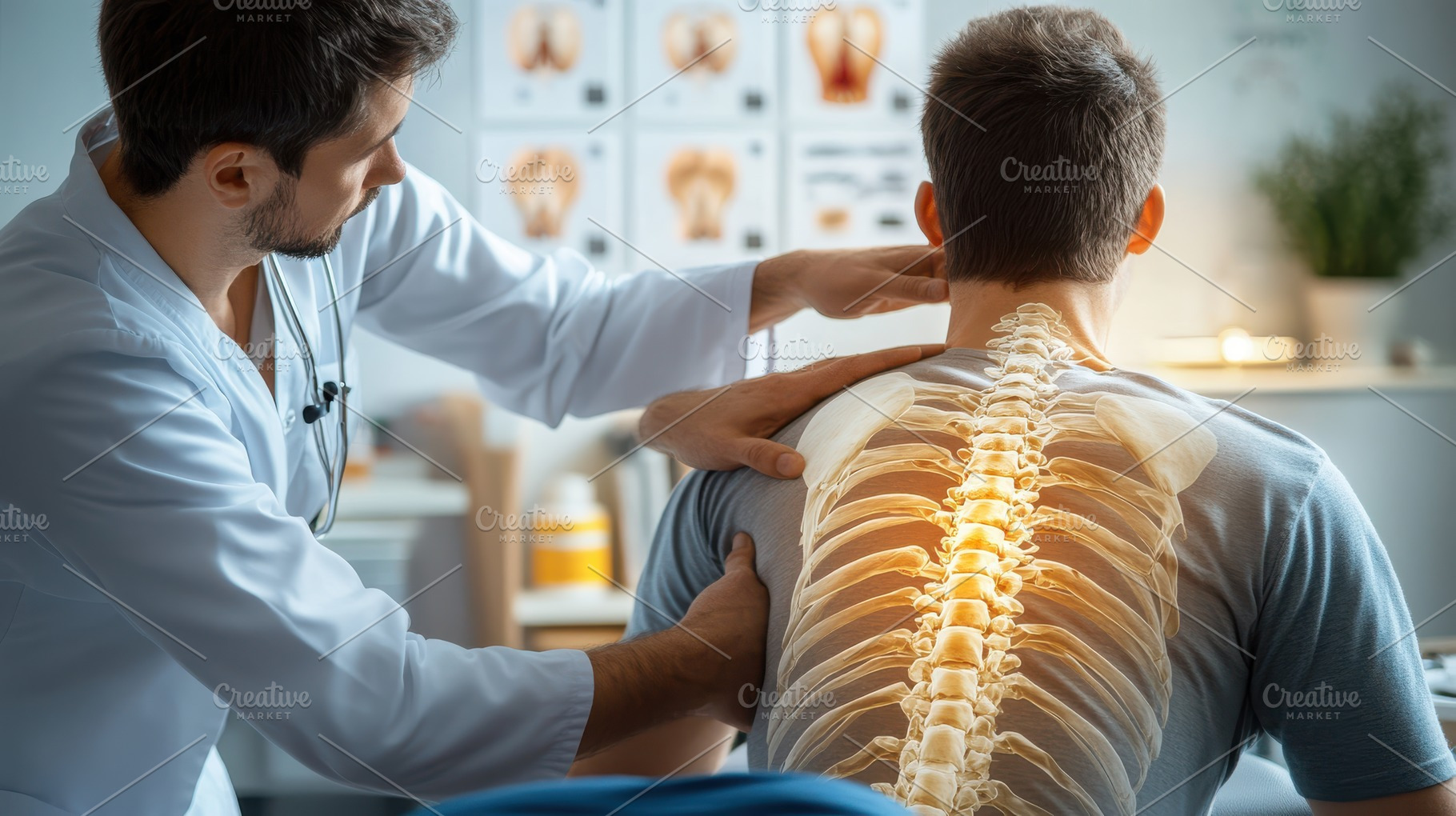 Healthcare provider examines a patie, a Health & Medical Photo by Pixeness Studio