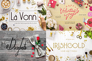 Sweet Heart Bundle, a Font by Heroglyphs Studio (Thumbnail 4 of 7)