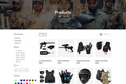 Paintball Guns & Gears Store, a Shopify Template by HasnainDEV (Thumbnail 3 of 3)