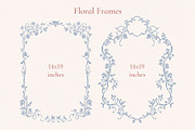 Midnight Roses, PNG Vintage Borders, a Decorative Illustration by Ekaproeka (Thumbnail 3 of 7)