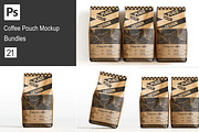 Coffee Pouch Mockup Bundles, a Packaging Mockup by Ambo Ampeng (Thumbnail 1 of 22)