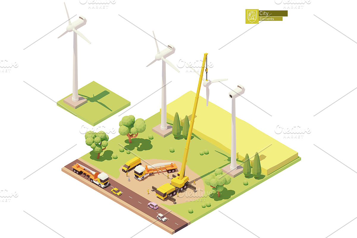 Isometric city map elements, an Object Graphic by tele52 (Photo 32 of 72)