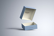 Square Rigid Two-Piece Box Mockup, a Packaging Mockup by Sheikhadesign (Thumbnail 7 of 11)