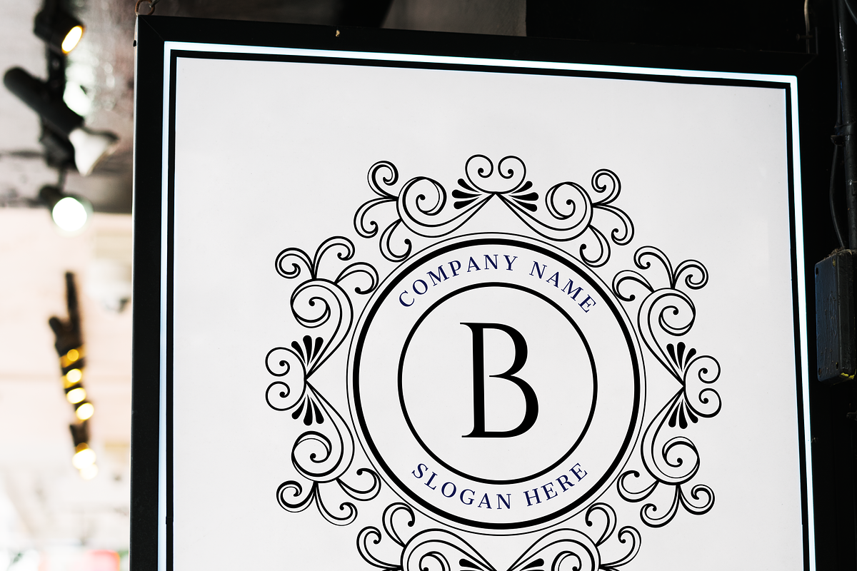 B Letter Mandala Logo Design, a Branding & Logo Template by Premium Digital Templates (Photo 3 of 3)