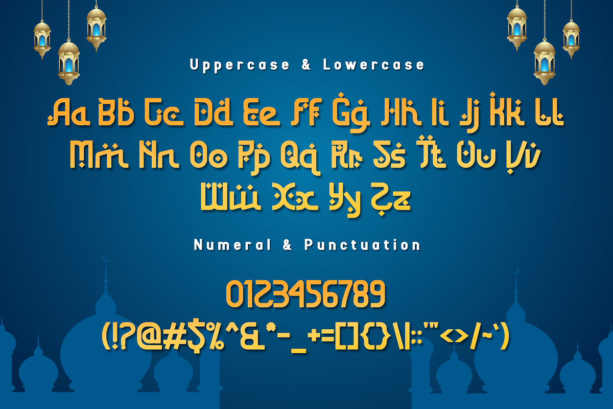 Zamro – A Modern Arabic Font Style, a Handwritten Font by overlaytemplates (Photo 4 of 5)