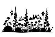 50 Garden Frame Silhouette Bundle, an Illustration by musafir_fashion (Thumbnail 37 of 51)
