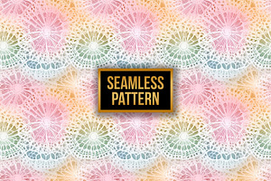 Pastel Lace Pattern Digital Papers