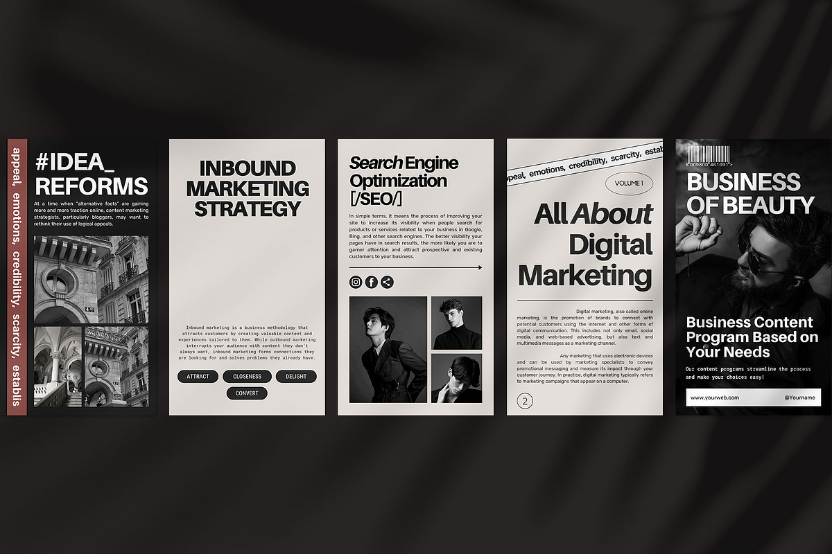 MESA Marketing Kit Stories, a Social Media Template by Analogi Studio (Photo 4 of 10)