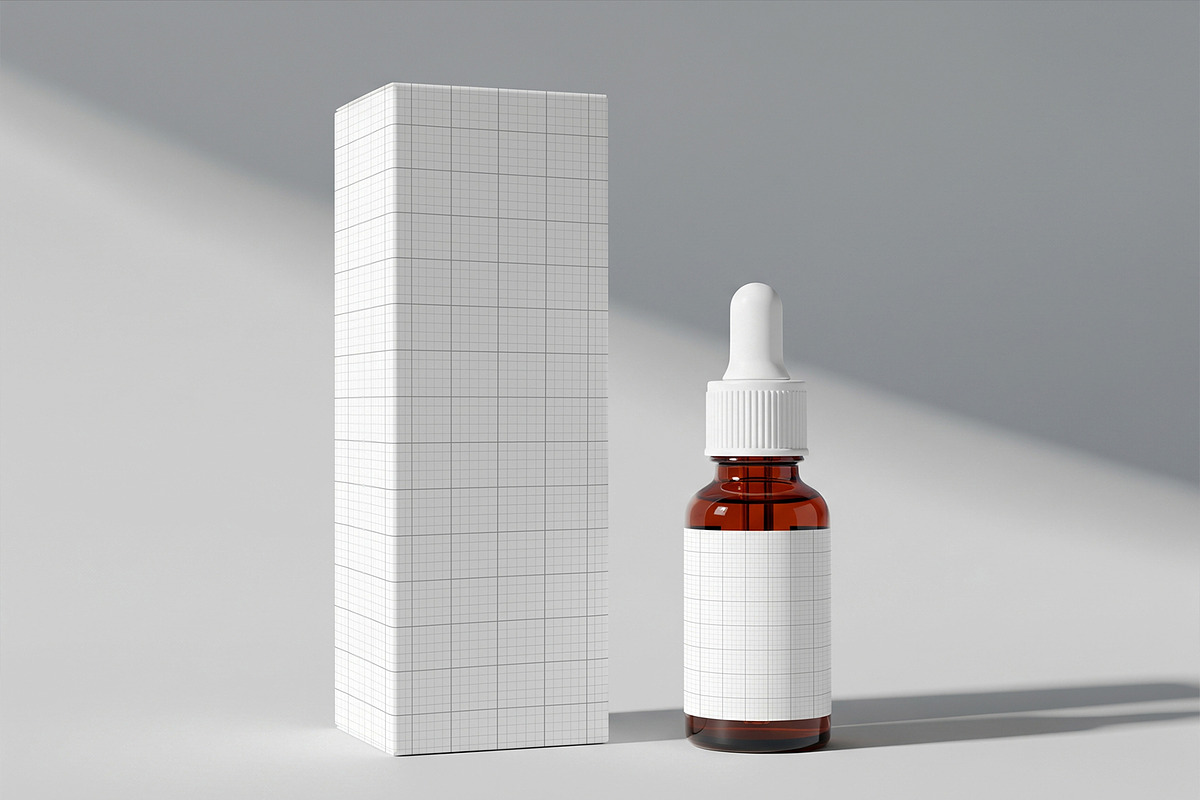 Dropper Bottle Mockup PSD Template, an Advertising Mockup by graphypix (Photo 2 of 4)