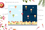 Balloon Day - creator & clipart, a Decorative Illustration by Pikovit (Thumbnail 6 of 9)