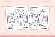 Summer Days Delight Coloring Book, a Seasonal Illustration by Design Station (Thumbnail 4 of 4)