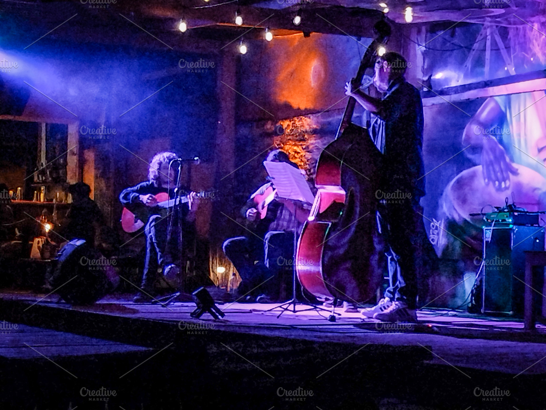 Live music performance with vibrant stage lighting, an Arts & Entertainment Photo by DanFLCreativo