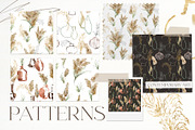 Pampas grass watercolor flowers boho, a Decorative Illustration by Yuliya Derbisheva (Thumbnail 10 of 12)