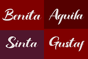 Rinjani a Bold Sript font, a Script Font by Basnistudio (Thumbnail 3 of 6)