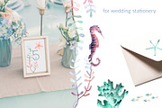 By The Sea – Watercolor Collection, an Illustration by SophieLittleEye (Thumbnail 9 of 12)